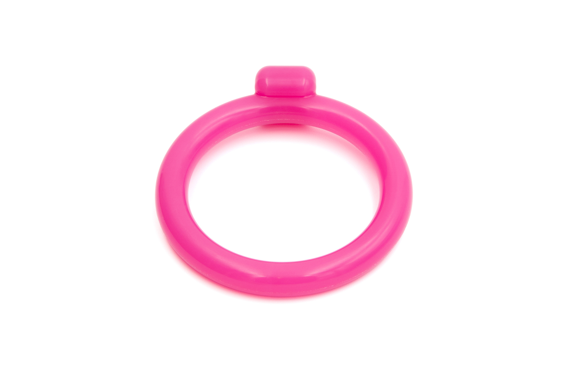 Ein pinkes femicare Urethra-Pessar der Größe 100 ist abgebildet.